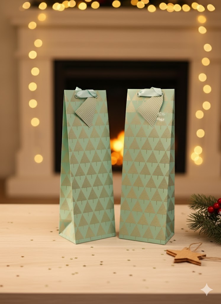 2x Stewo Geschenkverpackung, Tüten, Design 35,5x11 cm